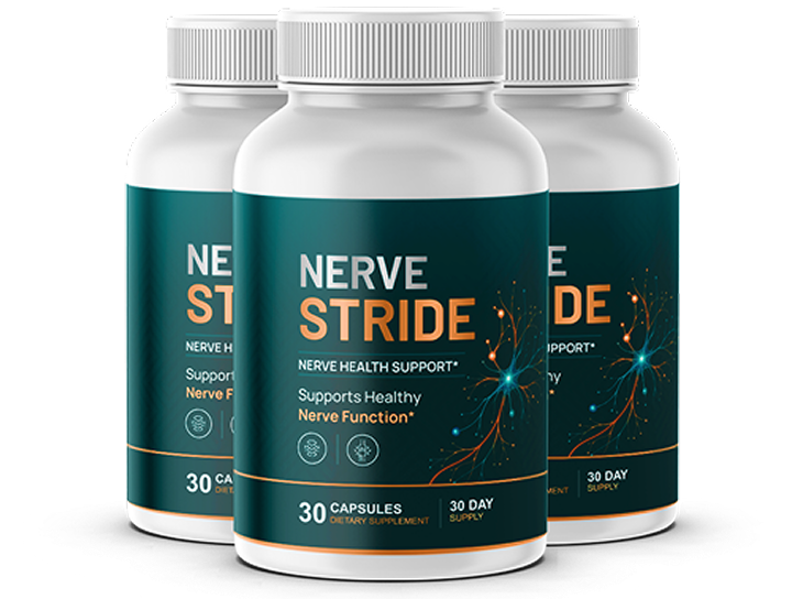 Three bottles of Nerve Stride